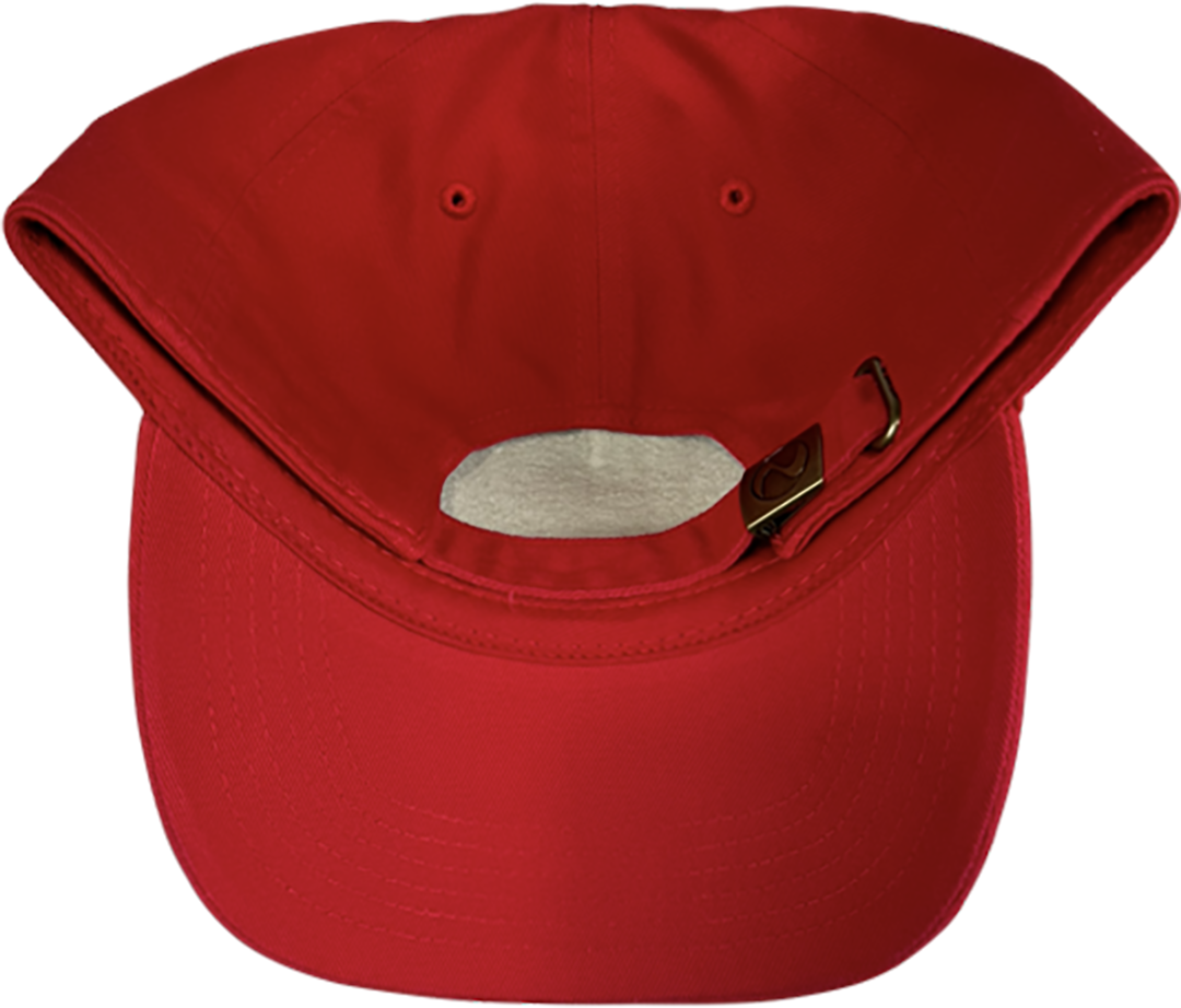 Dad Hat "Swoosh" Red