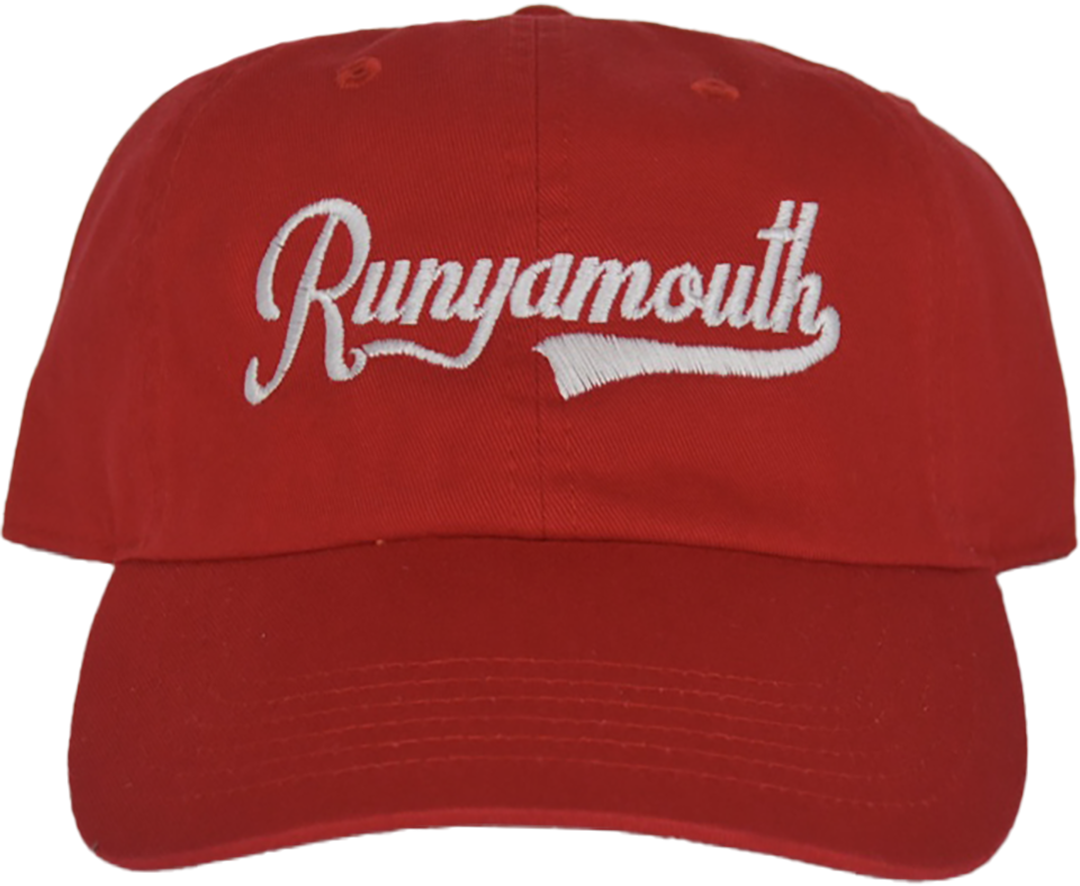 Dad Hat "Swoosh" Red