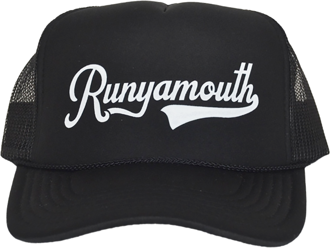 Trucker Hat "Swoosh" Black